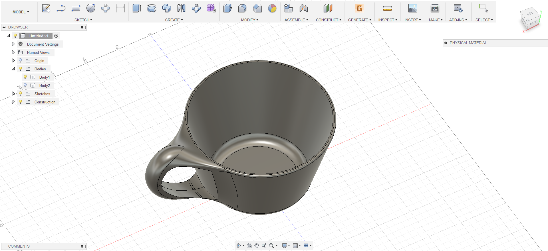 Fusion 360 tips & tricks #70 หาปริมาตรในแก้ว Fusion 360 tips & tricks #70 หาปริมาตรในแก้ว