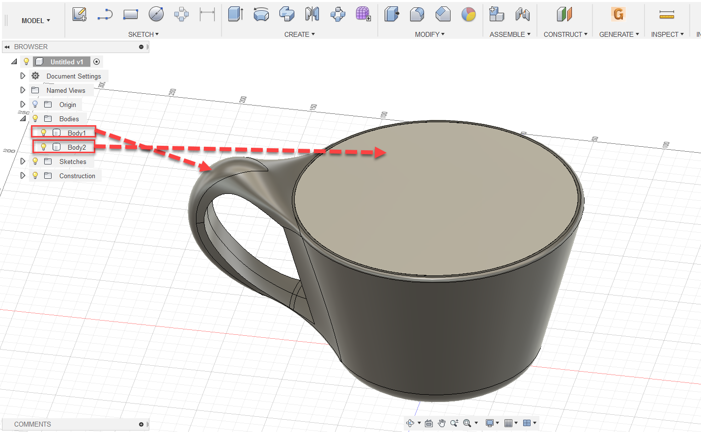 Fusion 360 tips & tricks #70 หาปริมาตรในแก้ว Fusion 360 tips & tricks #70 หาปริมาตรในแก้ว