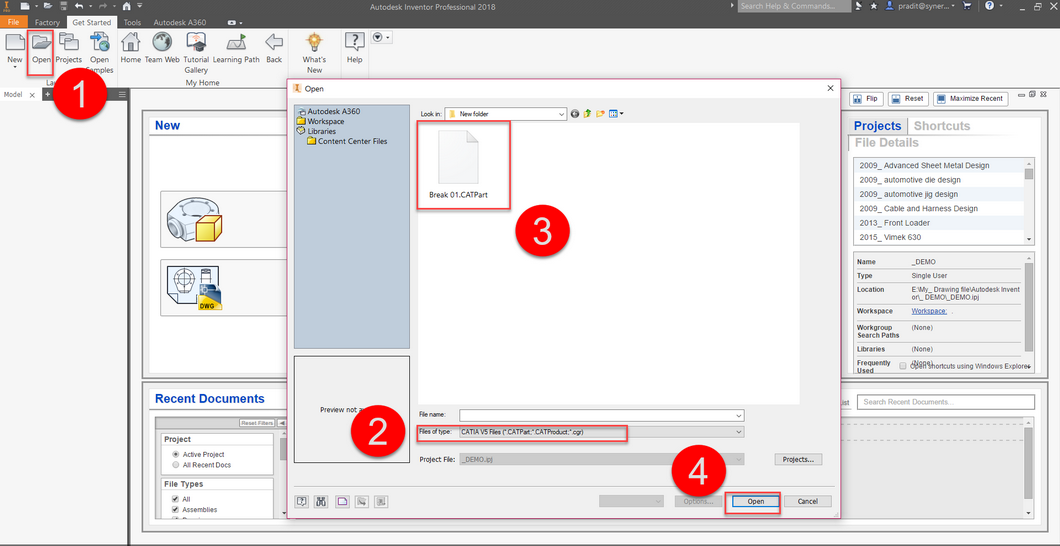 Inventor tip & trick #83 แก้ไขนามสกุลไฟล์ Direct Edit Inventor tip & trick #83 แก้ไขนามสกุลไฟล์ Direct Edit