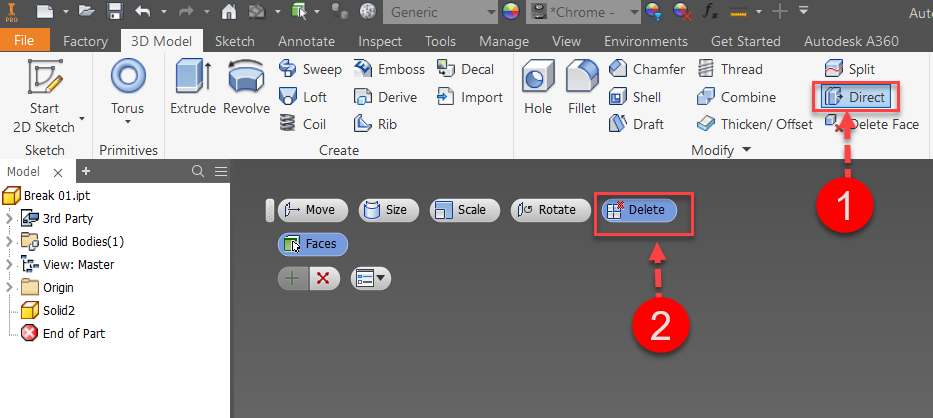 Inventor tip & trick #83 แก้ไขนามสกุลไฟล์ Direct Edit Inventor tip & trick #83 แก้ไขนามสกุลไฟล์ Direct Edit